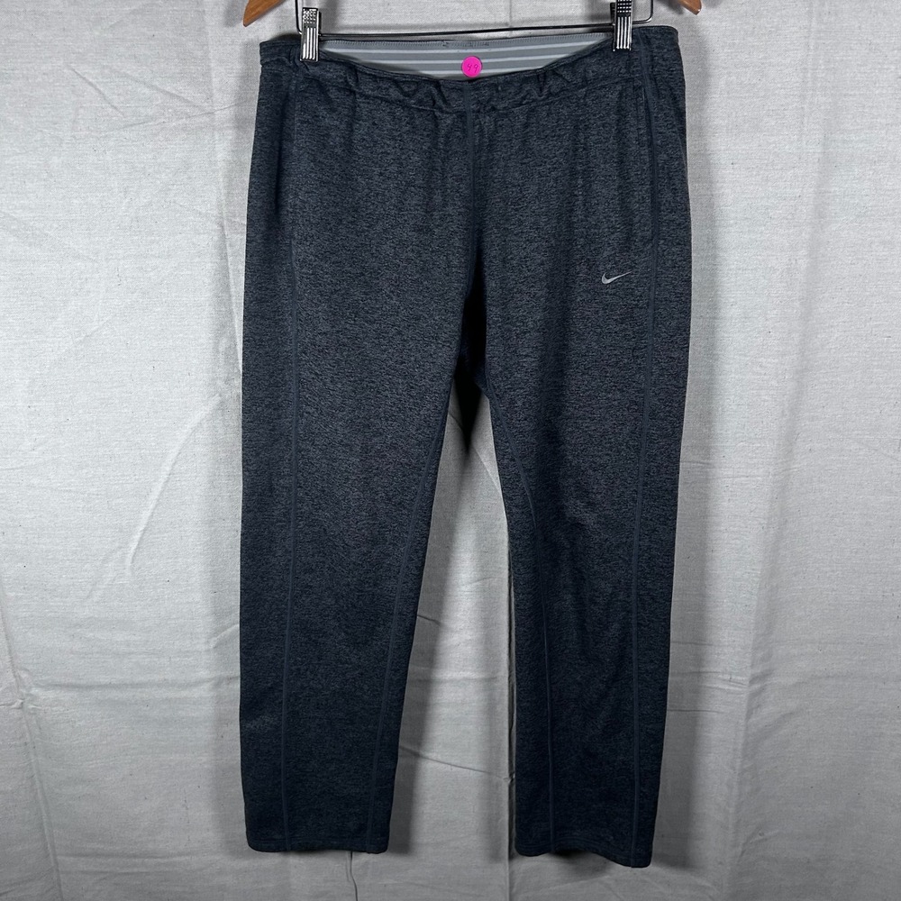 Nike Therma-Fit Gray Heather Fleece Lined‎ Athletic Pants Mens Medium 545323-060